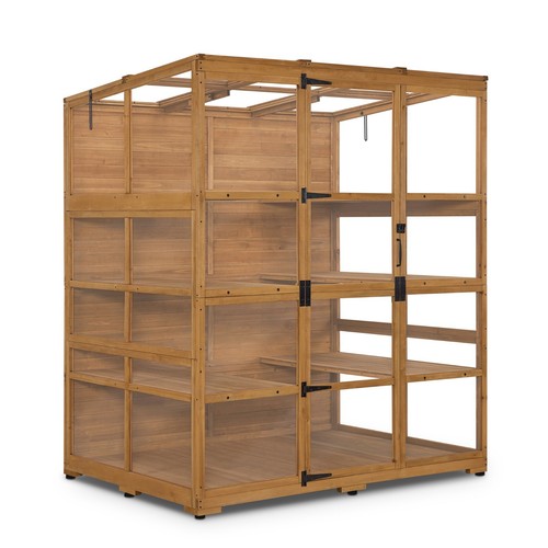 Lovupet wooden walk - wooden, walk-in