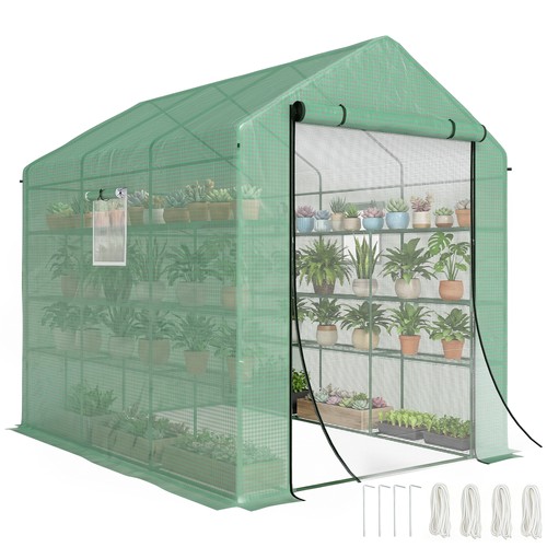 Portable walk greenhouse - walk-in,