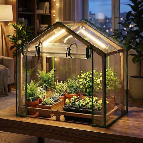 Mini greenhouse indoor desktop - mini,