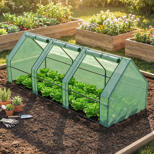 Greenhouse gardening - 9'x3'x3',