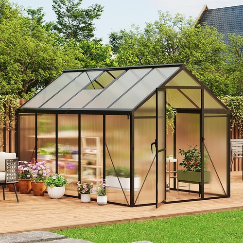 6x10ft walk greenhouse - 6x10ft, walk-in