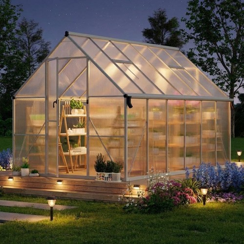 8x12ft greenhouse kit - 8x12ft,